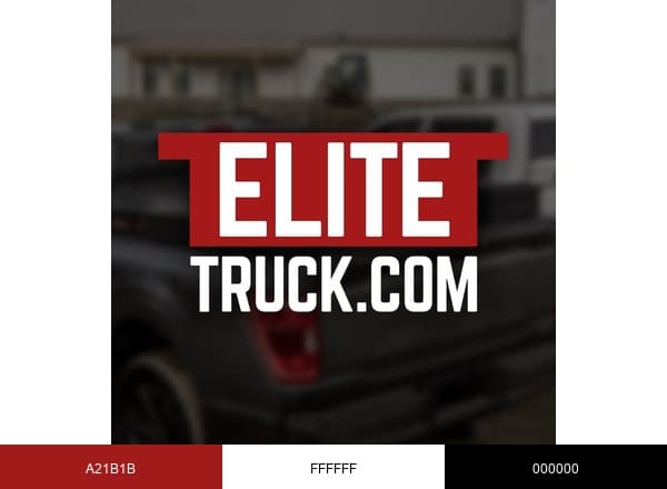 Elite Truck brand color palette