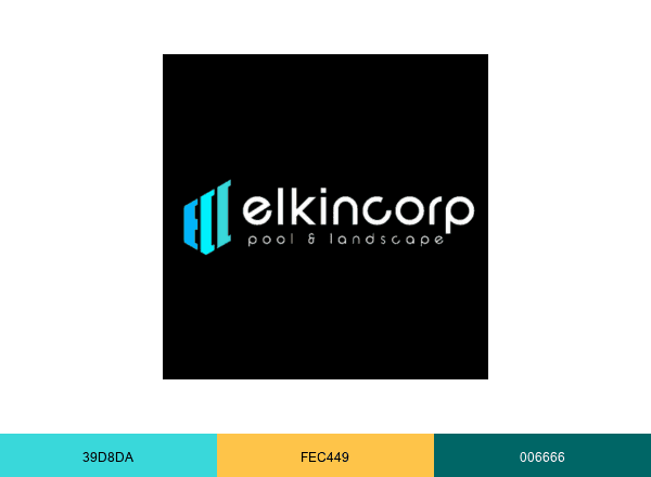 Elkin Pool and Landscape | Dubai brand color palette