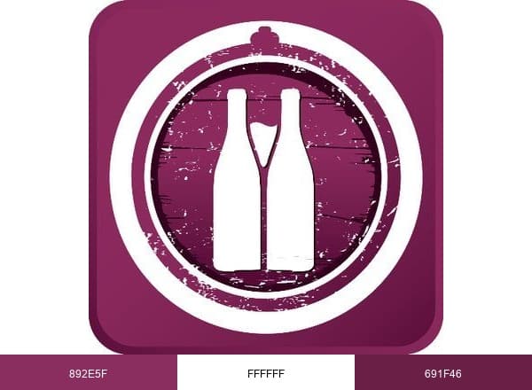Elma Wine & Liquor brand color palette
