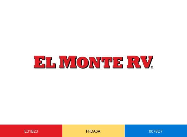 El Monte RV brand color palette