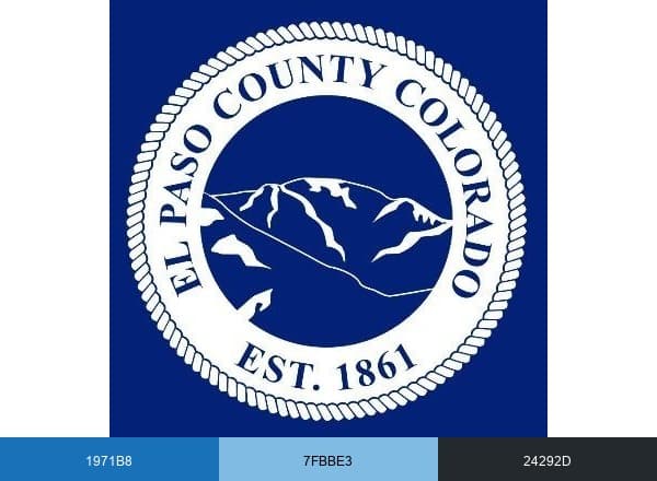 El Paso County brand color palette