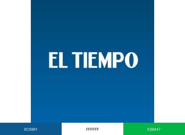 EL TIEMPO brand color palette