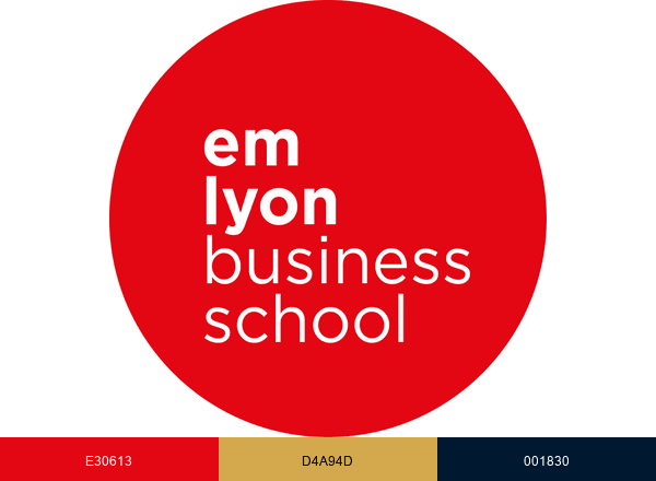 Emlyon Business School brand color palette
