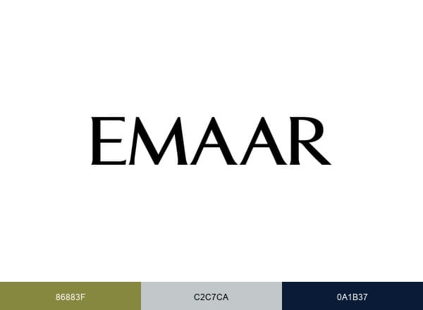 Emaar brand color palette