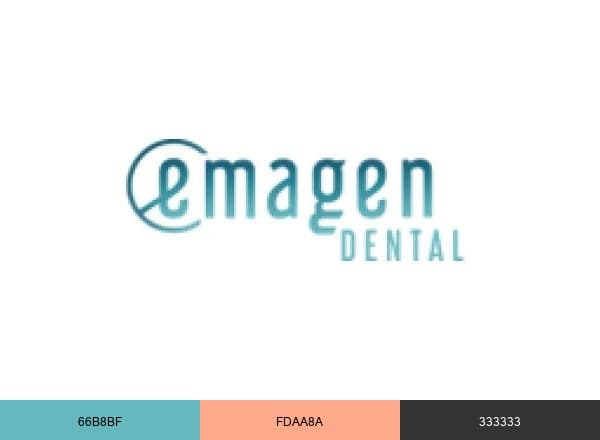 Emagen Dental brand color palette