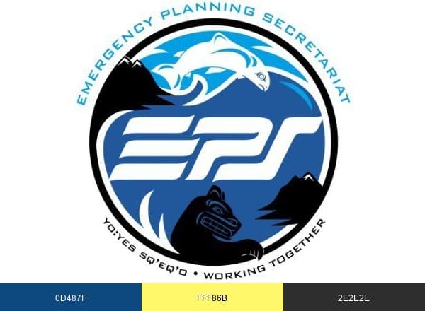 Emergency Planning Secretariat brand color palette