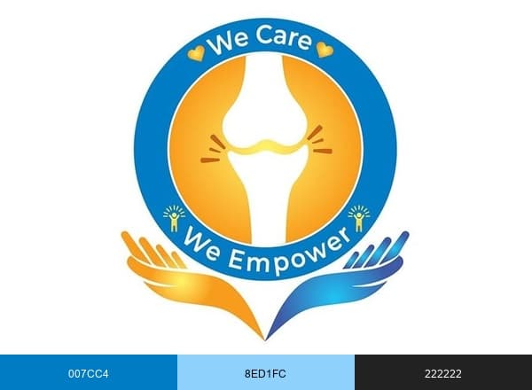 Empowered Arthritis and Rheumatology Center brand color palette