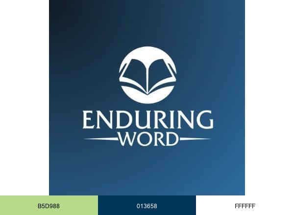 Enduring Word brand color palette