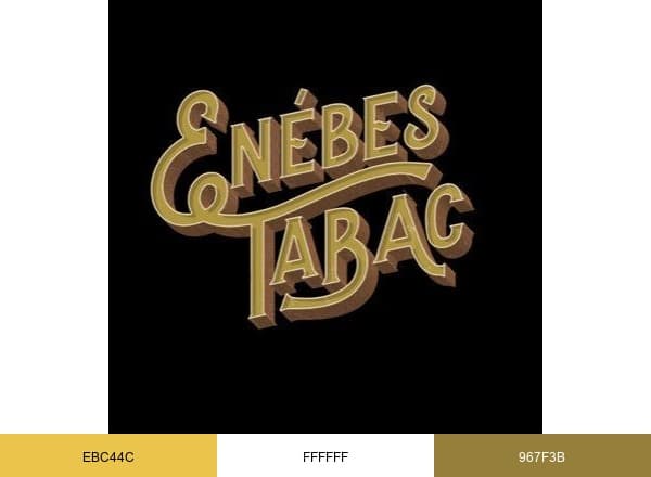 Enébes Tabac Co. brand color palette