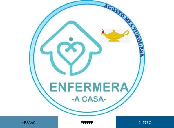 Enfermera a Casa brand color palette