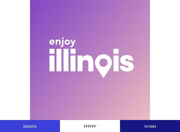 Illinois Office of Tourism brand color palette