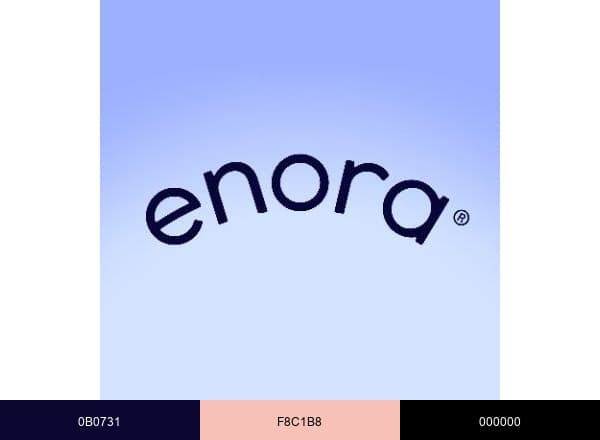 Enora brand color palette