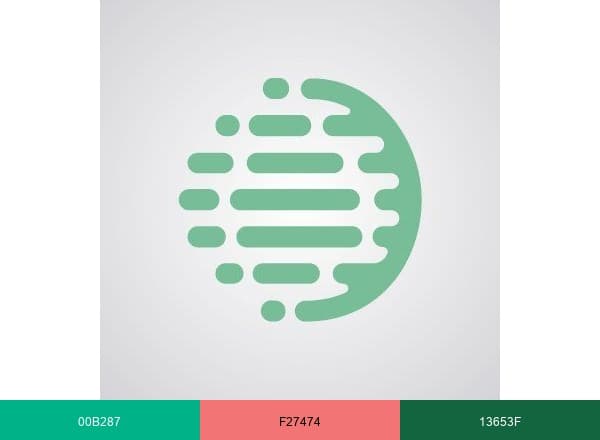 Enova Service Trading brand color palette