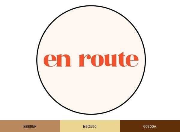 En Route Jewelry brand color palette
