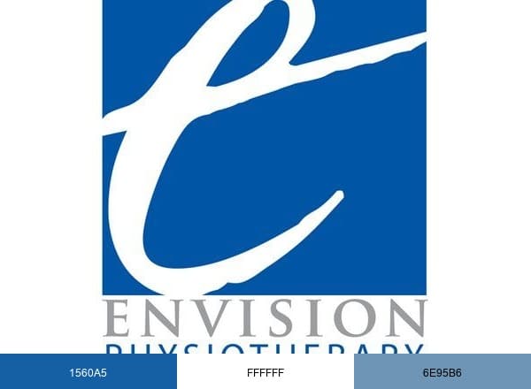 Envision Physio brand color palette