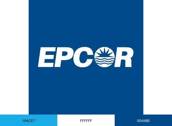 EPCOR brand color palette