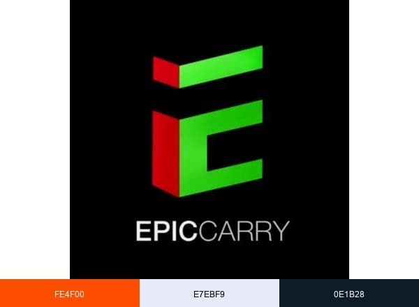 Epiccarry brand color palette