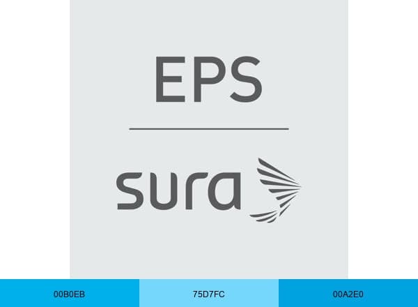 EPS SURA brand color palette