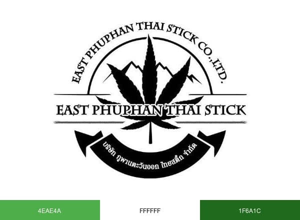 East Phuphan Thai Stick Co. brand color palette