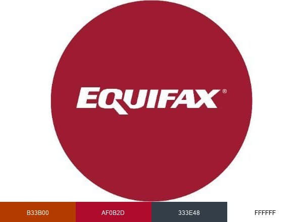 Equifax brand color palette