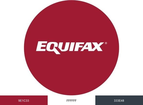 Equifax Ecuador brand color palette