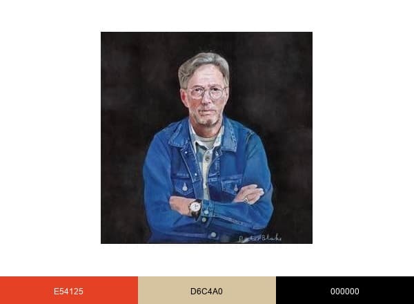 Eric Clapton brand color palette