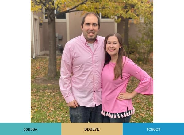 Eric Heim Dental brand color palette