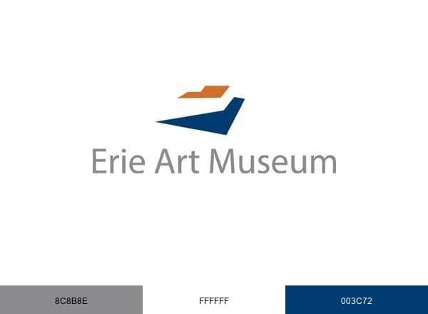 Erie Art Museum brand color palette