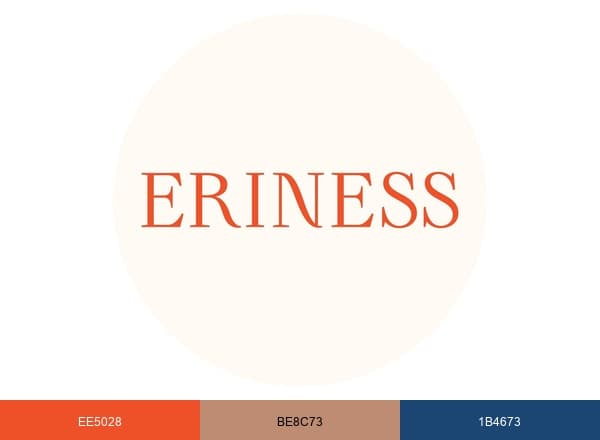 Eriness brand color palette