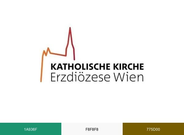 Erzdiözese Wien brand color palette