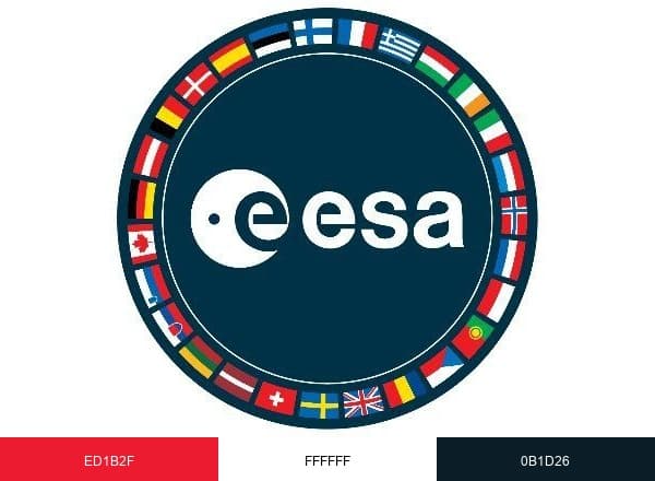 European Space Agency (ESA) brand color palette