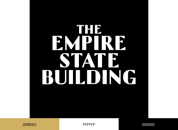 Empire State Building brand color palette