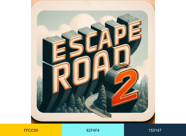 Escape Road2 brand color palette