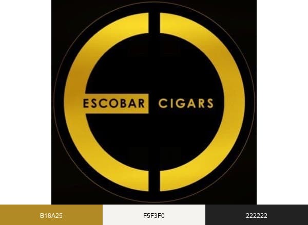 Escobar Cigars brand color palette