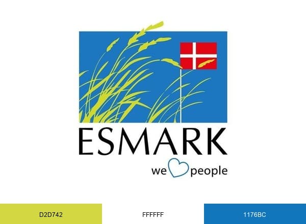 Esmark Feriehusudlejning A brand color palette