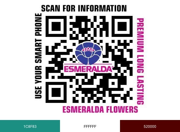 Esmeralda Farms brand color palette