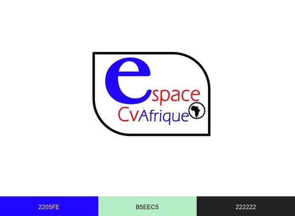 ESPACE CV AFRIQUE brand color palette