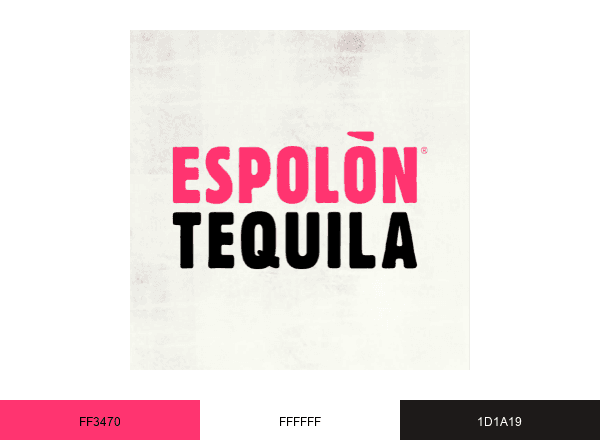 Espolòn Tequila brand color palette