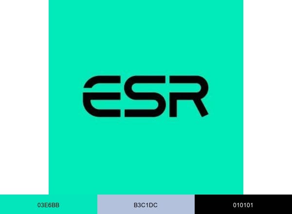 ESR Tech brand color palette