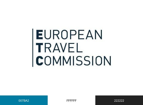 European Travel Commission brand color palette