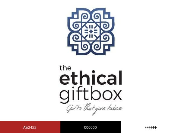 The Ethical Gift Box brand color palette
