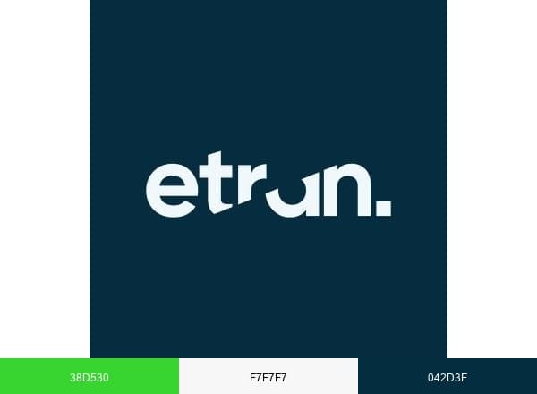 Etran brand color palette