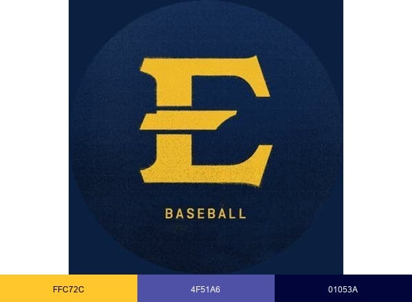 ETSU Baseball brand color palette
