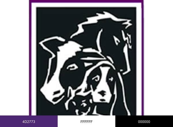 Eudora Animal Hospital brand color palette