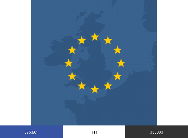Работа в Европе brand color palette