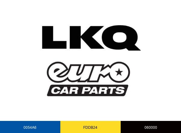 LKQ Euro Car Parts brand color palette