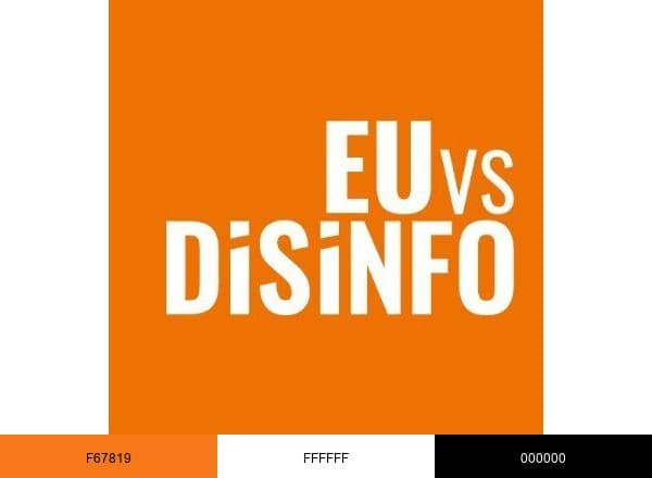 EUvsDisinfo brand color palette