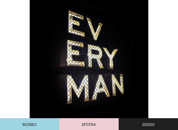 Everyman Cinema brand color palette