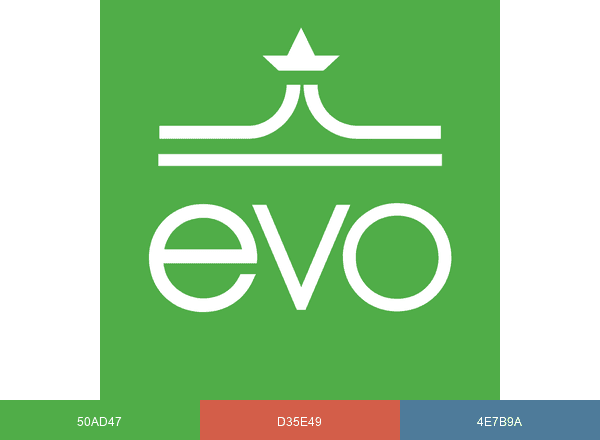 Evo brand color palette