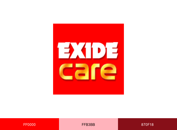 Exide Care brand color palette